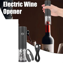 Electric Wine Opener Set,Automatic Corkscrew, Foil Cutter,Ideal for Home Bar, Kitchen, Parties, Gifts,Battery Operated