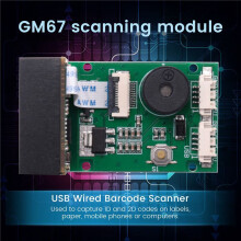 GM67 1D/2D USB UART Barcode Scanner QR Code Scanner Module Reader