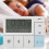 Despertador digital 2xAAA compacto blanco 12/24H 13