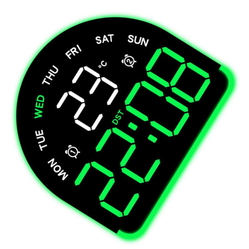 Multifunctional LED Alarm Clock with Adjustable Brightness and Temperature Display for Home Decor 2