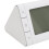 ABS Weiß 2xAAA Digitaler Wecker Großes Display 6