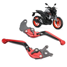 Motorcycle Folding Brake Lever for YZF R125 MT-125 CNC Aluminum Red
