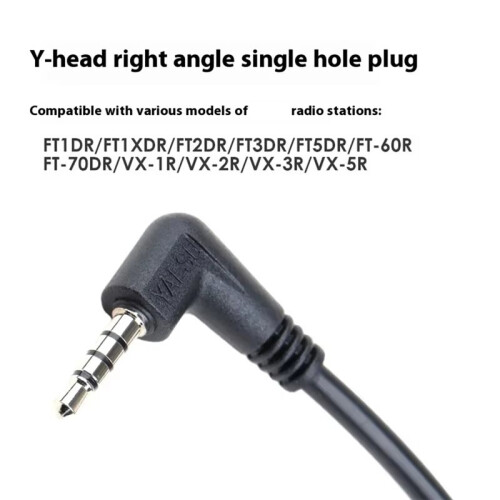 Nieuwe CT-44 Microfoonadapter 2-Naar-1 Handmicrofoonconversiekabel voor VX-3R FT5DR 1