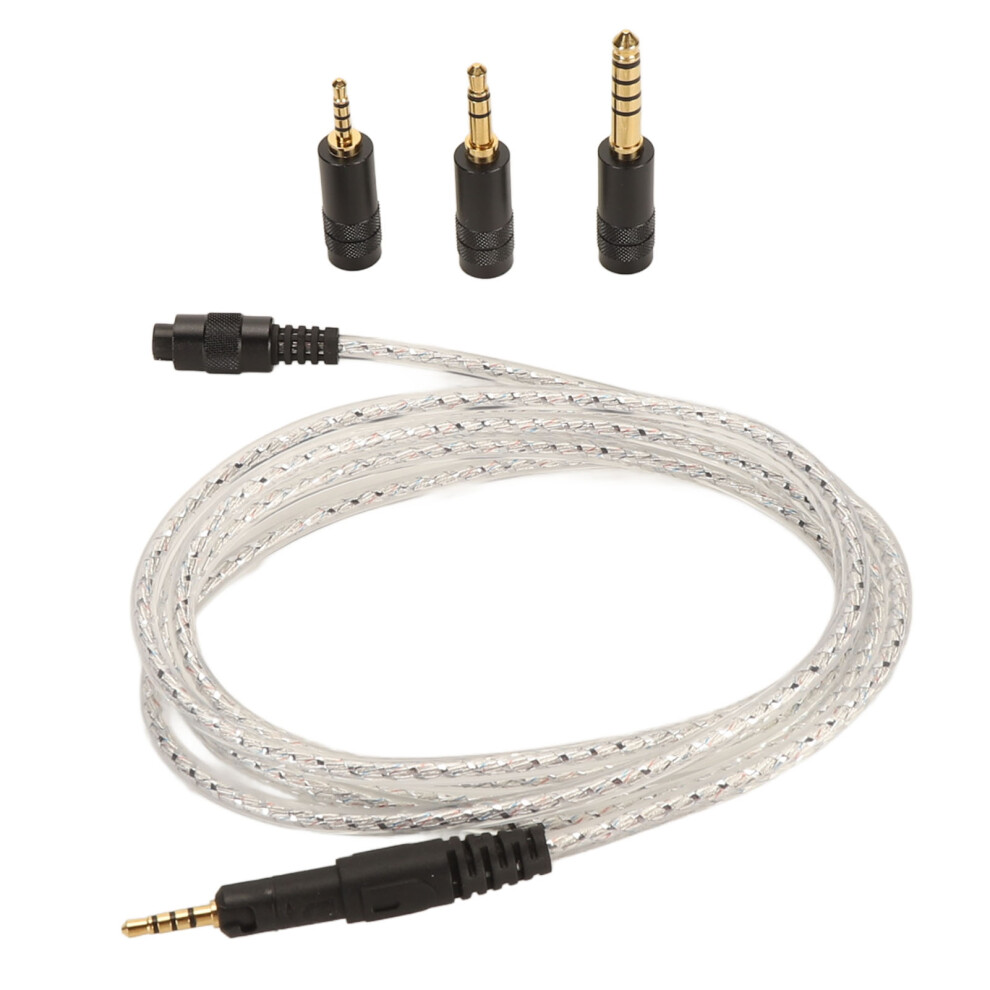 Balanced Connection Headphone Cable, Plated Plated Copper Core For Enhanced Clarity, Tpe Flexible Jacket For Longevity, Supports2.5mm Gold/Silver 9083649442654