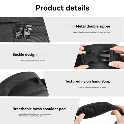 DJ Headphone Case Storage Bag with Adjustable Shoulder Strap for Headset Headphone 1