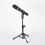 4X  Tabletop Tripod Microphone Mic Stand Holder with 1/4 Inch Threaded for Meetings Lectures Speaking and Ect 3
