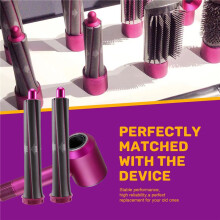 Hair Dryer Long Barrels Attachment Automatic Curling Compatible with Airwrap Long Curl Barrels Hair Dryer Air Styler Tool 2PCS