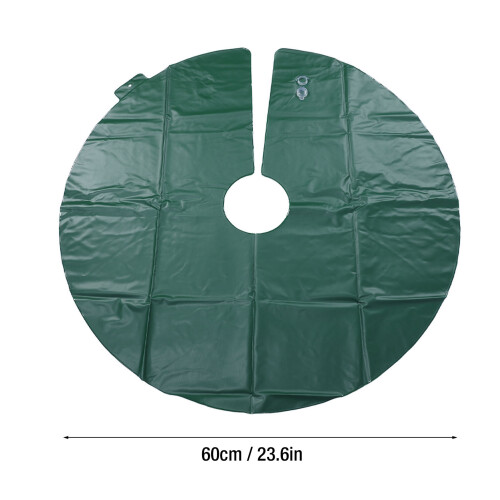 Baum-Bewässerungsring 10 Gallonen PVC Grün 60 cm 1
