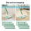 Pads Refills for Libman Wet & Dry Microfiber Mop,6 Pack Microfiber Mop Refills,Reusable Washable Dust Mop Pads 3