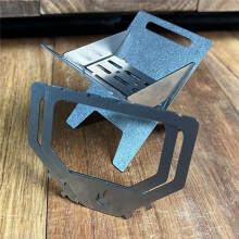 Titanium Alloy Folding Portable Alcohol Furnace Camping Incense Burner Multifunctional Aromatherapy Holder