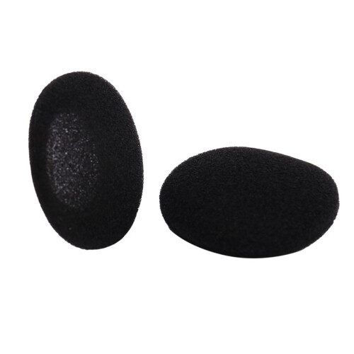 60 Spugnette Morbide Protettive Orecchio Nero per Cuffie Da 5cm 2