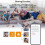 Neuer Tuya ZigBee  Vibrationssensor Echtzeitüberwachung Tür-/Fenstererkennung Alarm  Security Protection System 8