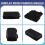 Black Hard Shell ABS Carrying Toolbox Shockproof Portable Toolbox Secure Tools Safety Instrument Tool Storage Case 7