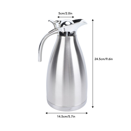 Modello 1,5 L Caraffa termica per caffè 5  14,5  24,5 cm Argento 1