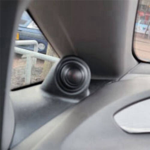 2X Tweeter de Coche Tweeter de Cabeza Triangular Tweeter de Carcasa de Altavoz Cubierta Triangular para Bocina de Agudos para   VIII 2010 1