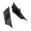 2X Tweeter de Coche Tweeter de Cabeza Triangular Tweeter de Carcasa de Altavoz Cubierta Triangular para Bocina de Agudos para   VIII 2010 7