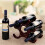 Wooden Wine Rack Wine Holders Kitchen Assembled Display Stand Organizer Bar Storage Tool Bar Wine Bottle Display Rack 3