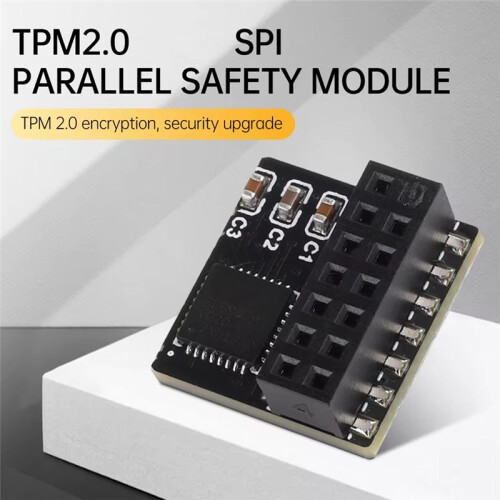 TPM 2.0 SPI Parallel Encryption Safety Module 14 Pin SPI Remote Card Board Encryption Security Board per 1