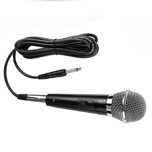 2X Karaoke Microphone MIC Handheld Dynamic Wired Dynamic Microphone Clear Voice för Karaoke Vocal Music Performance 1