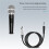 2X Karaoke Microphone MIC Handheld Dynamic Wired Dynamic Microphone Clear Voice för Karaoke Vocal Music Performance 6