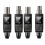 2X UHF Microphone Converter XLR Transmitter Receiver for Dynamic Microphone Guitar Receiver Transmission Adapter 1