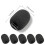 180 Pack Foam Microphone Windscreen, Size Lapel Headset Mic Foam Covers for Headset Microphone 9