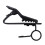 15 Pcs Ring  7.5 mm Microphone Clip Holder Tie Clip Collar Clip Practical (Black) 3