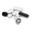 104Pcs/Set Universal Round Key Cap Keycaps for  MX Mechanical Keyboard Backlit Design Black 3