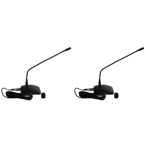 2X Wired Conference Gooseneck Microphone Desktop Condenser Microphone Speech Condenser Microphone Broadcasting 1