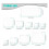 10PCS Acrylic Stamp Block,Versatile Assorted Size Stamp Blocks, Stamping Platform Stamping Tools Set for Card Making 7