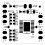 2X Differential Power Amplifier Board 2X10W Digital Class D Audio Power Amplifier HT8697 3.6-8.5V Differential Input 7
