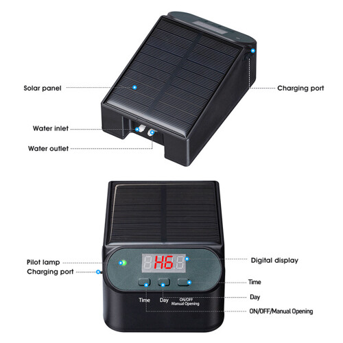 Solar Watering System for 15 Potted Plants, Automatic & Solar Powered 2