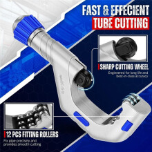 Copper PipeCutter Tool 1/4In to 2 3/4In with  Tube Cutter 1/8 to 7/8In for Copper,PVC,Aluminum,Stainless Steel Pipes
