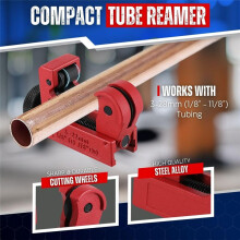 Kopparrörskärare 1/4 Tum Till 2 3/4 Tum med Tube Cutter 1/8 Till 7/8 Tum för Koppar, PVC, Aluminium, Rostfritt Stålrör