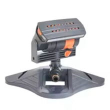 Oscillating Sprinkler Adjustable Large Coverage Lawn Sprinkler 16 Holes Watering Grass Sprinkler for Outdoor Garden