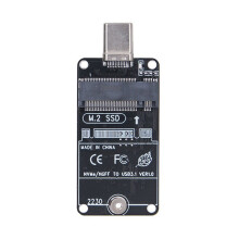 M.2 SSD Adapter Dual Protocol RTL9210B Chip 10Gbps USB 3.2 GEN2 Type C Riser B+M/M Key for M2 Protocol SSD NVME SSD