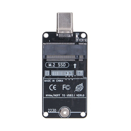 M.2 SSD Adapter Dual Protocol RTL9210B Chip 10Gbps USB 3.2 GEN2 Type C Riser B+M/M Key for M2  Protocol SSD NVME SSD