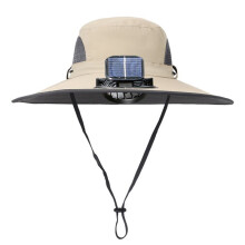 Outdoor Sun Protective Hat with Solar Powered Fans UV Protection Hats for Unisex, Sunshade Hat, Fisherman'S Hats