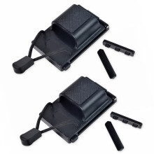 2PCS Tactical Radio Holder, Waist Hanger Buckle Bracket for Quick Release Intercom Radio Holder Belt Clip