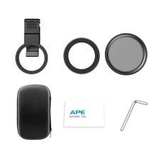 67mm CPL Filter Phone Clip with Threaded Adapter Ring Cold Shoe for 16 15 S24 67mm Camera Lens