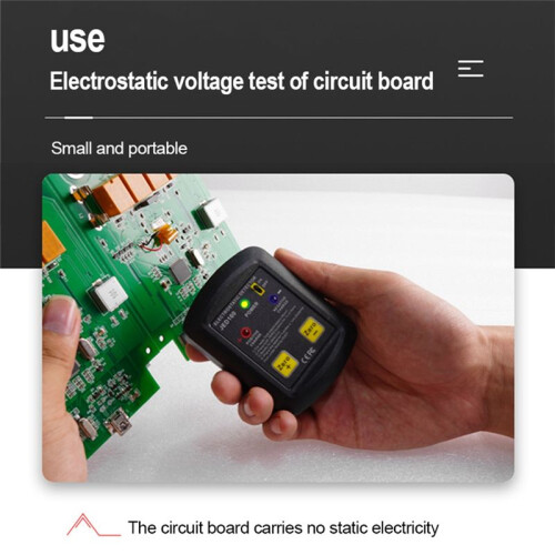 100V-20KV Portable Electrostatic Detector Non-Contact Electrostatic Field Tester Static External Analyzer 2