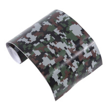 1 roll Camo Car Sticker Carbon Fiber Motorcycle PVC Vinyl Army Sticker CAMO Woodland Camouflage Sticker black digital camouflage 152x10cm