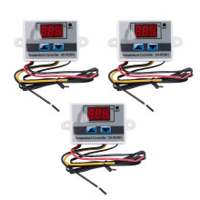 3 Uds XH-W3001 MóDulo Controlador de Temperatura LED Digital Interruptor de Termostato Digital Termostato ElectróNico (12V 10A 120W)