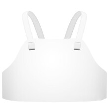 Hekborstbeschermer, Verstelbare Elastische Band, Perfect voor Alle Schermstijlen (Borstbeschermer Heren) XS
