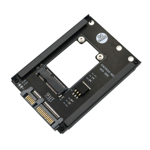 MSATA SSD to 2.5Inch  3.0 III Adapter Card with Frame Bracket Support Full Size MSATA SSD 6Gps for Desktop Computer