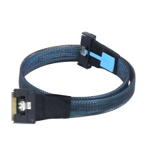 Anti-Slash Insertion PCIe MCIO 5.0 8I to Slimline SAS 4.0 SFF-8654 8i 74P PCI-E Adapter Cable 80cm