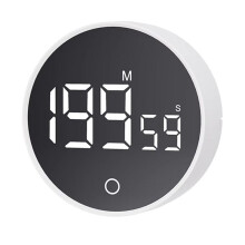 Orologio con Conto Alla Rovescia Magnetico, Timer da Cucina, Timer Digitale Manuale, Orologio da Tavolo, Timer da Cucina, Doccia, Studio, Cronometro,