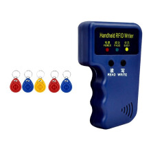 Handhållen 125KHz RFID-Kortläsare Skrivare + 5 Fjärrkontroller Kopiator Skrivare Duplicering Programmerare ID-Kort Kopia EM4305 T5577