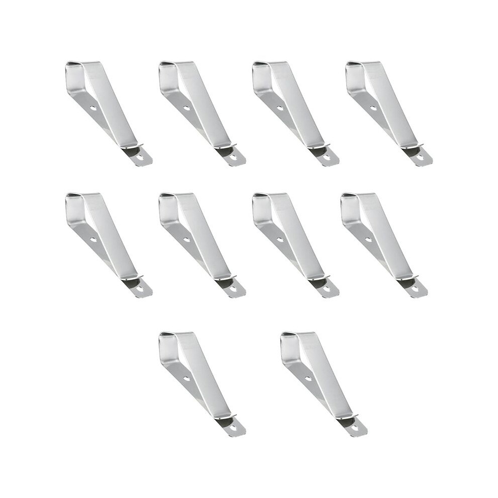 10Pcs Garage Door Remote Visor Clip Remote Visor Clips Replacement For Garage Door Remote Openers Silver 4713011164697