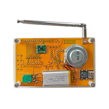 FM-Radiosats DIY-Elektroniskt Kit Lödövningskit Radio DIY-Sats Digital Display Typ C-Laddning, Delar